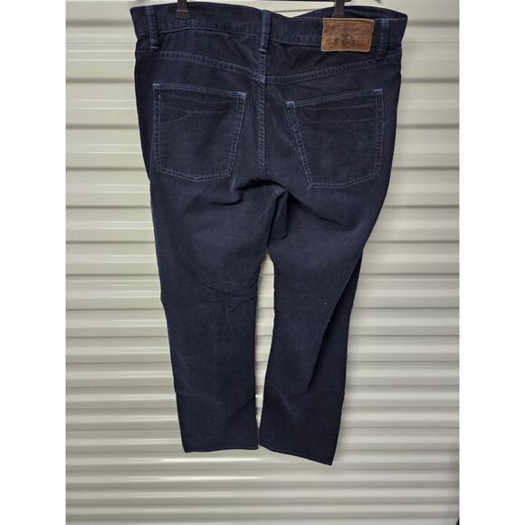 Ralph Lauren Polo Men's Straight Fit Corduroy Pants | Navy | 36/32 - Picture 3 of 6